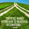 Poster - Difficult Roads